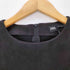 ザラ ZARA スムース プリーツ 異素材 切替 ノースリーブ ワンピース レディース import:M