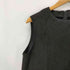 ザラ ZARA スムース プリーツ 異素材 切替 ノースリーブ ワンピース レディース import:M