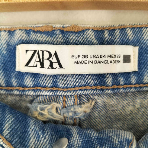 ザラ ZARA ミニフレアデニム レディース 26