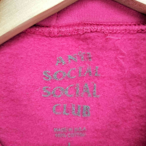 アンチソーシャルソーシャルクラブ ANTI SOCIAL SOCIAL CLUB USA製 PAY NO MIND プルオーバーパーカー メンズ L