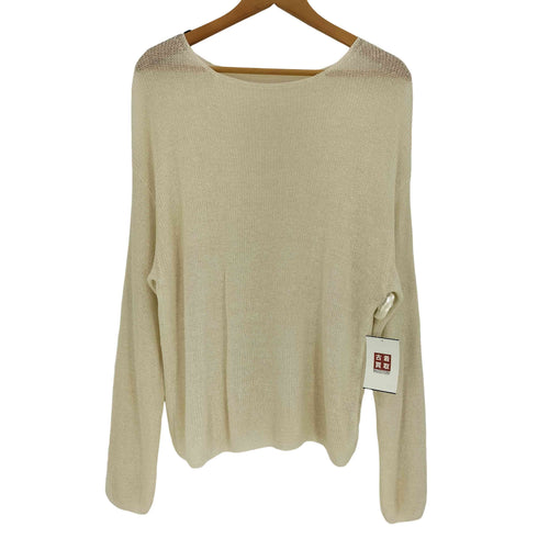 スローブイエナ SLOBE IENA 23ss リネン混ボートネックニット レディース FREE