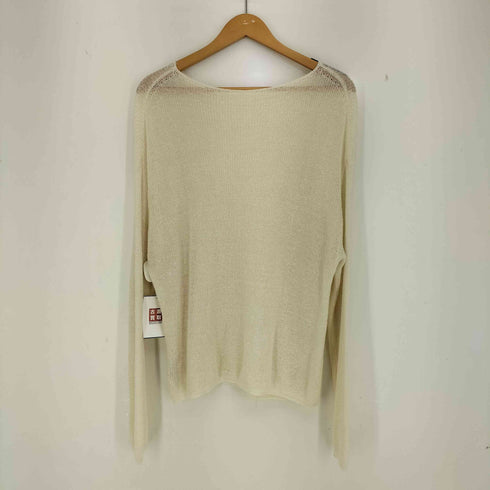 スローブイエナ SLOBE IENA 23ss リネン混ボートネックニット レディース FREE