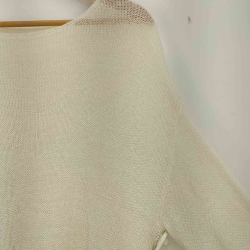 スローブイエナ SLOBE IENA 23ss リネン混ボートネックニット レディース FREE
