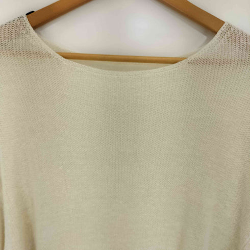 スローブイエナ SLOBE IENA 23ss リネン混ボートネックニット レディース FREE