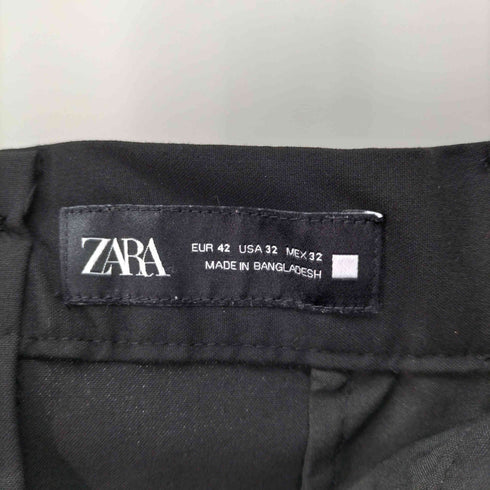 ザラ ZARA バギー 2タック ワイドスラックス メンズ 42