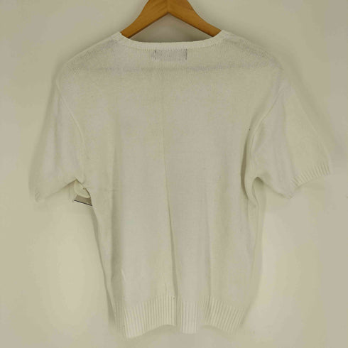 ラルフローレン RALPH LAUREN ポニー刺繍 コットン S/S ニット セーター レディース import:L