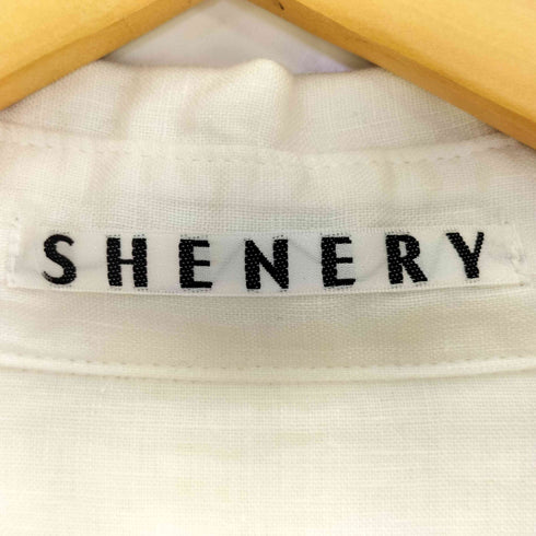 シーナリー SHENERY 2WAYリネンカシュクールオーバーシャツ レディース FREE