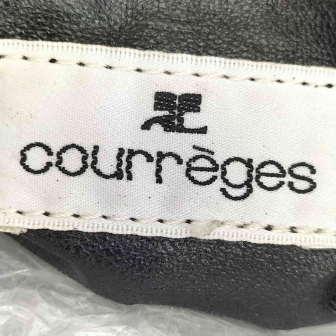 クレージュ courreges ロゴエンブレム 素材切替 トートバッグ レディース