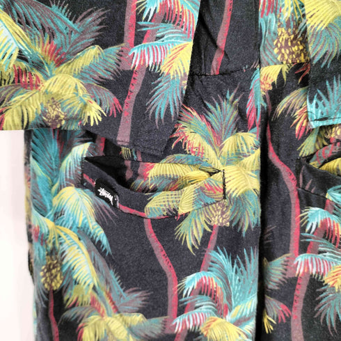 ステューシー Stussy パームツリー柄 オールインワン レディース S