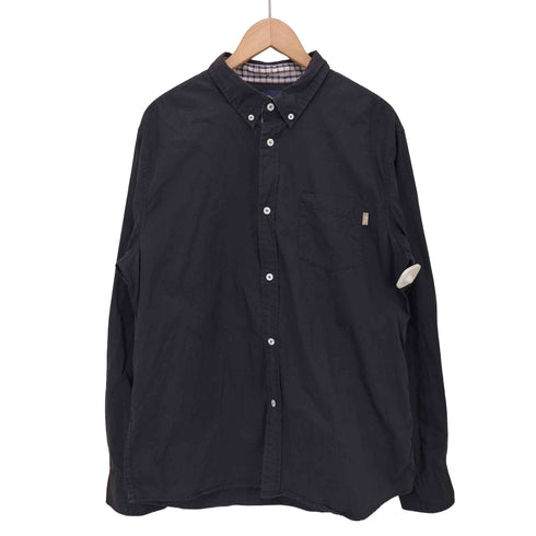 ステューシー Stussy 00s 紺タグ チェック切り替え シャツ メンズ JPN:L