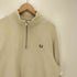 フレッドペリー FRED PERRY 月桂樹 刺しゅう ハーフジッププルオーバー メンズ JPN:XL