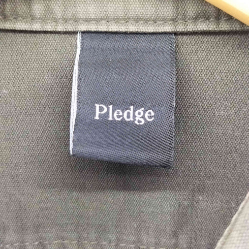 プレッジ Pledge 00s Y2K エポレット ミリタリーシャツ ジャケット メンズ JPN:48