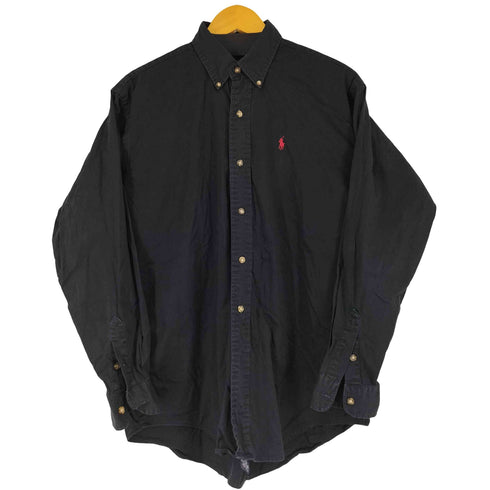 ポロバイラルフローレン Polo by RALPH LAUREN 90S スモールポニー刺繍 L/S シャツ メンズ JPN:XL
