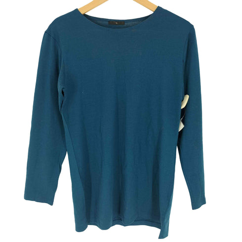 ワイズ Ys ボートネック ウール ニット L/S カットソー ロンT メンズ