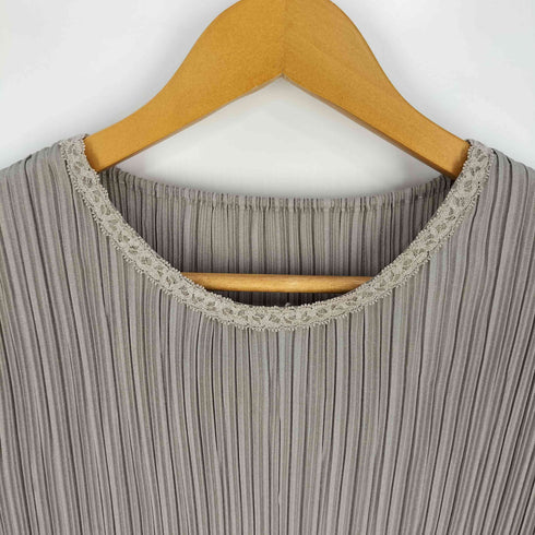 レース プリーツカットソー レディース JPN:M