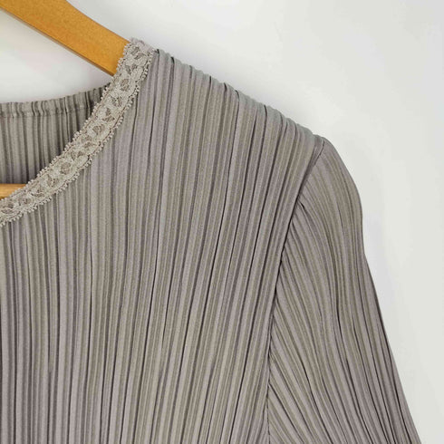 レース プリーツカットソー レディース JPN:M