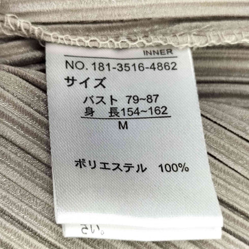 レース プリーツカットソー レディース JPN:M