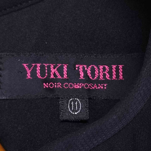 ユキトリイ YUKI TORII シアー切替 プリーツカットソー レディース 11AR