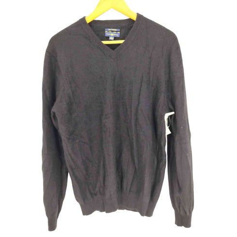 クラブルーム CLUB ROOM 00S CASHMERE カシミヤ Vネック L/S ニット セーター メンズ import:L