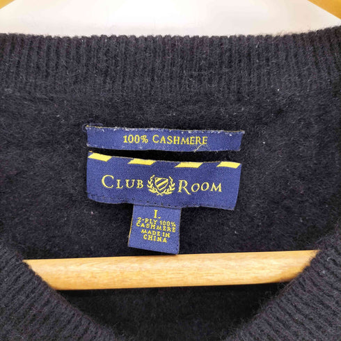 クラブルーム CLUB ROOM 00S CASHMERE カシミヤ Vネック L/S ニット セーター メンズ import:L