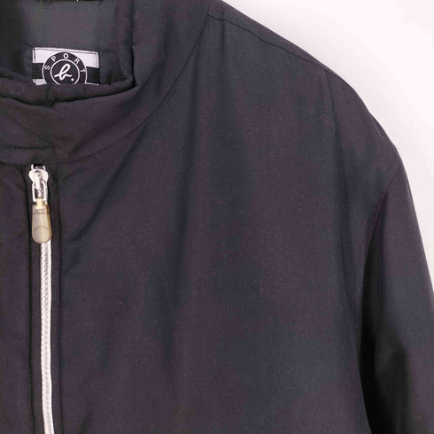 アニエスベースポーツ agnes b. SPORT モロッコ製 ダブルジップ ピーチスキン パテッドジャケット メンズ import:XXL