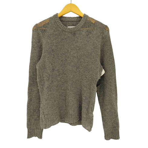 メゾンマルジェラ Maison Margiela 16aw ガリアーノ期 ウール クルーネック 透かし編みニット メンズ import:S
