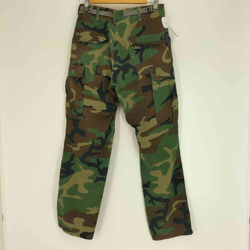ユーエスアーミー U.S. ARMY 80S WOODLAND COMOUFLAGE PATTERN COMBAT TROUSERS PANTS ウッドランドカモ コンバット トラウザーズ パンツ 86年製 メンズ