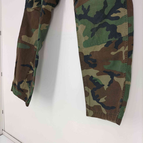 ユーエスアーミー U.S. ARMY 80S WOODLAND COMOUFLAGE PATTERN COMBAT TROUSERS PANTS ウッドランドカモ コンバット トラウザーズ パンツ 86年製 メンズ