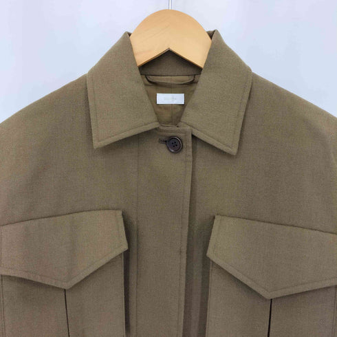 ブラームス BLURHMS Wool Surge Belted Bush Jacket ウールサージ ベルテッド ブッシュジャケット レディース JPN:0
