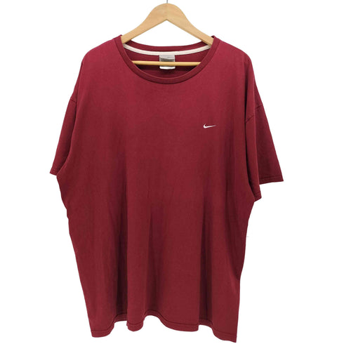 ナイキ NIKE 00S スウッシュ 刺繍 S/S クルーネック Tシャツ メンズ import:XXL