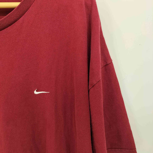ナイキ NIKE 00S スウッシュ 刺繍 S/S クルーネック Tシャツ メンズ import:XXL