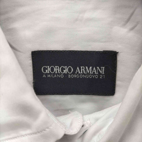 ジョルジオアルマーニ Giorgio Armani 90S イタリア製 黒タグ L/S ドレス シャツ メンズ 38/15