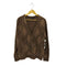ギャップ Gap BRUSHED CARDIGAN アルパカブレンド ブラッシュド アーガイル カーディガン メンズ import:M