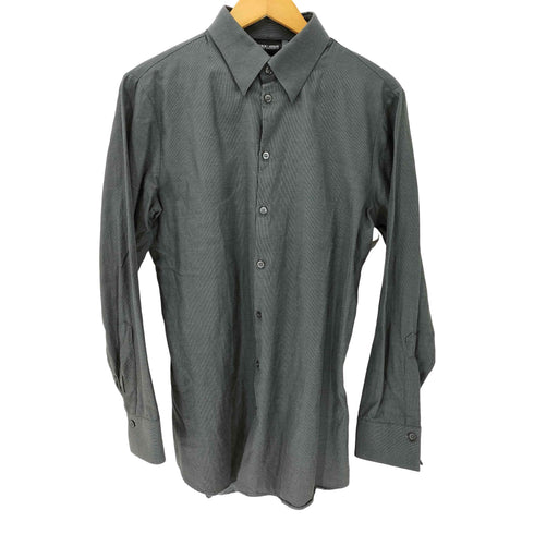 ジョルジオアルマーニ Giorgio Armani 90S イタリア製 黒タグ L/S ドレス シャツ メンズ 38/15