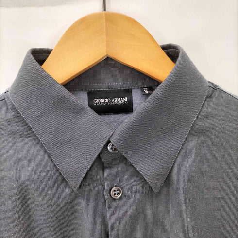 ジョルジオアルマーニ Giorgio Armani 90S イタリア製 黒タグ L/S ドレス シャツ メンズ 38/15