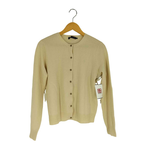 ラルフローレン RALPH LAUREN 同色ポニー ウールカシミヤ クルーネックカーディガン レディース import:XL