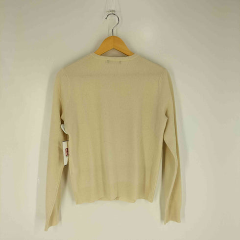 ラルフローレン RALPH LAUREN 同色ポニー ウールカシミヤ クルーネックカーディガン レディース import:XL