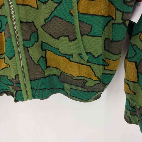 マークジェイコブス heaven by marc jacobs Gorillaz Camo 2001 Knit Zip-Up ジップアップ パーカー メンズ import:M