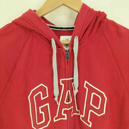 ギャップ Gap ロゴ 刺繍 ラグランスリーブ ジップアップ パーカー フーディー メンズ import:M