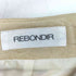 REBONDIR クロコ型押しシープレザースカート レディース