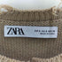 ザラ ZARA ダメージ加工 クルーネックカーディガン レディース JPN:S