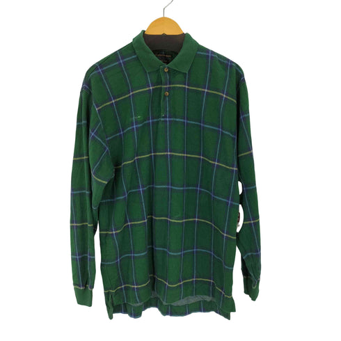 カラーズバイアレクサンダージュリアン COLOURS by ALEXANDER JULIAN L/S チェックポロシャツ メンズ import:L