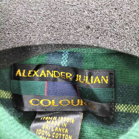 カラーズバイアレクサンダージュリアン COLOURS by ALEXANDER JULIAN L/S チェックポロシャツ メンズ import:L