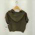 HTH short sleeve zip hoodie 半袖 ジップアップパーカー Y2K レディース FREE