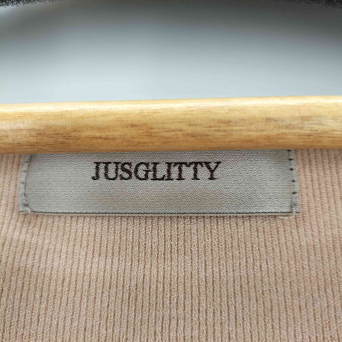 ジャスグリッティー JUSGLITTY ゆるVニット レディース JPN:2