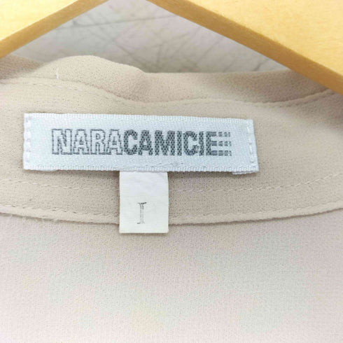 ナラカミーチェ NARACAMICIE 切替長袖シアーシャツ レディース JPN:1