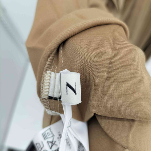 エヌナチュラルビューティーベーシック N.NATURAL BEAUTY BASIC 24AW サテンプリーツドッキングジャンパースカート レディース M