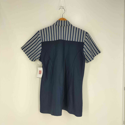 70S ストライプ切替 従業員 制服 レディース 14