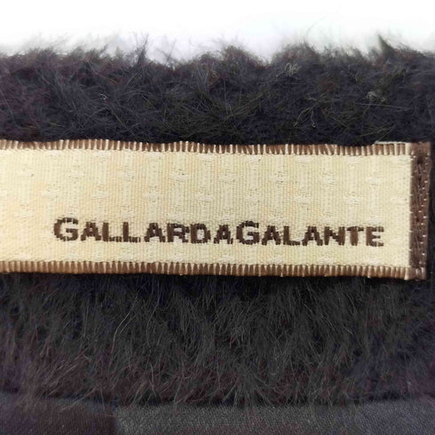 ガリャルダガランテ GALLARDAGALANTE アルパカ シャギー ノーカラーコート レディース FREE