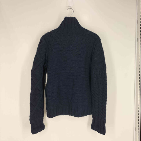 ディーゼル DIESEL ケーブル編み ハイネックニットプルオーバー メンズ import:L